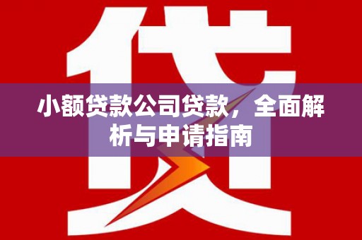 库尔勒小额贷款公司贷款，全面解析与申请指南