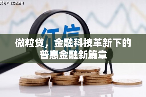 库尔勒微粒贷，金融科技革新下的普惠金融新篇章