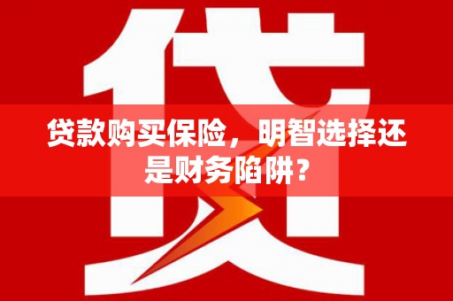 库尔勒贷款购买保险，明智选择还是财务陷阱？