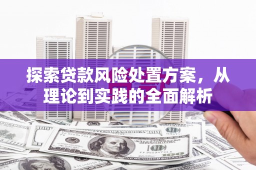 库尔勒探索贷款风险处置方案，从理论到实践的全面解析