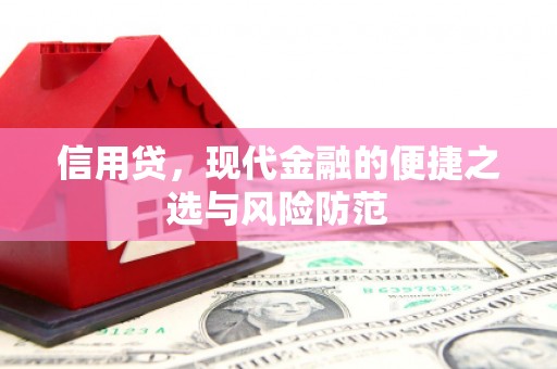 库尔勒信用贷，现代金融的便捷之选与风险防范