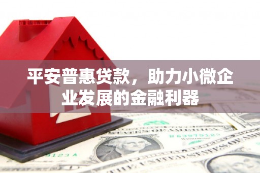 库尔勒平安普惠贷款，助力小微企业发展的金融利器