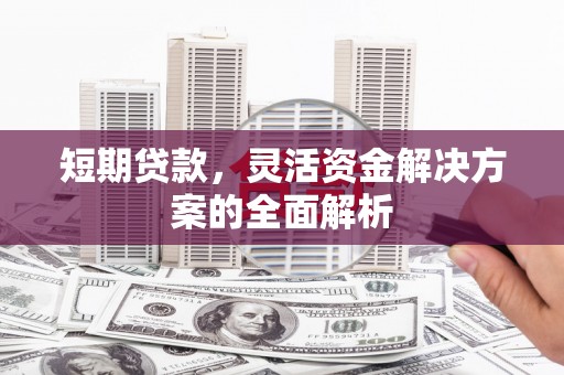 库尔勒短期贷款，灵活资金解决方案的全面解析
