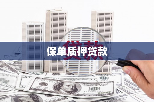 库尔勒保单质押贷款