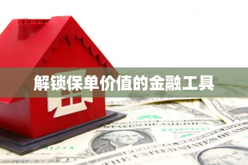 库尔勒解锁保单价值的金融工具