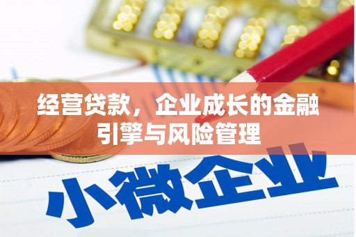 库尔勒经营贷款，企业成长的金融引擎与风险管理